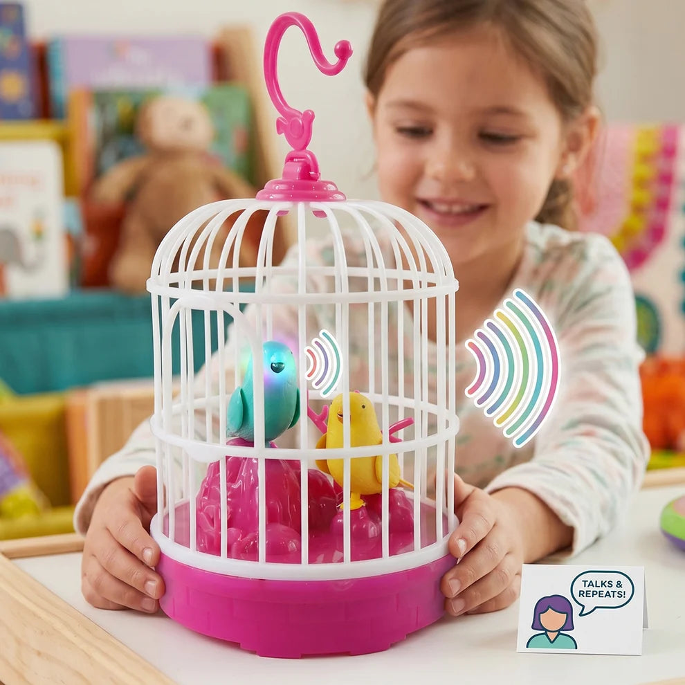Talking Bird Cage Toy – The Interactive Toy Kids Can’t Stop Playing With