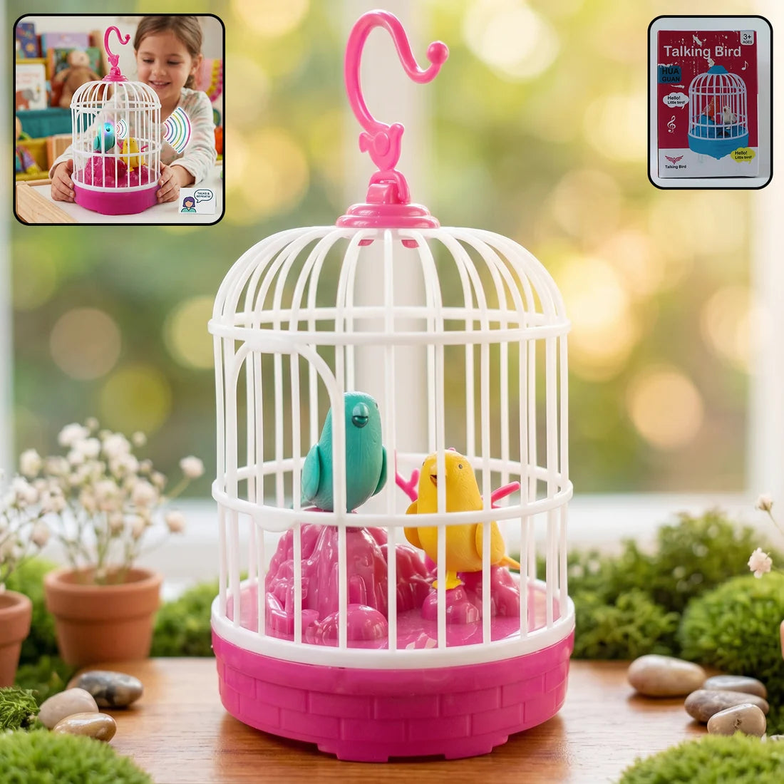 Talking Bird Cage Toy – The Interactive Toy Kids Can’t Stop Playing With