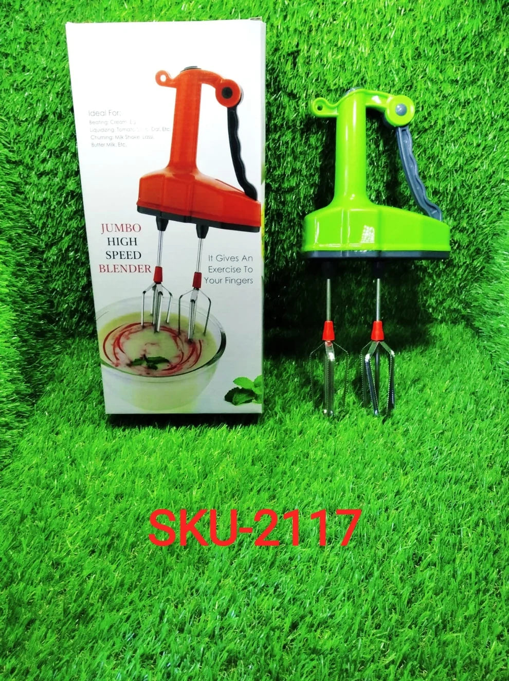 Quickslice Manual Hand Blender – No Electricity Needed